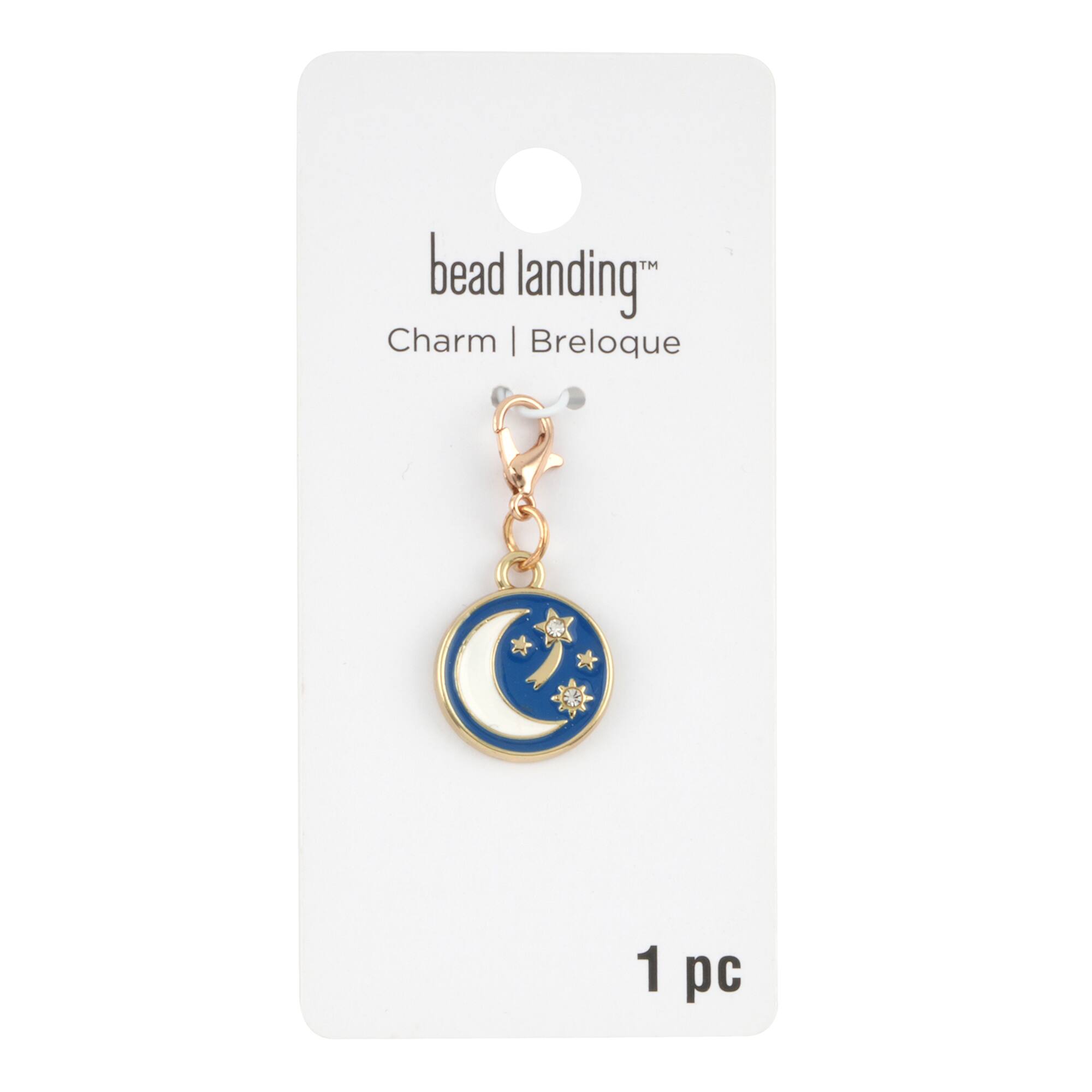 12 Pack: Moon & Star Charm by Bead Landing™